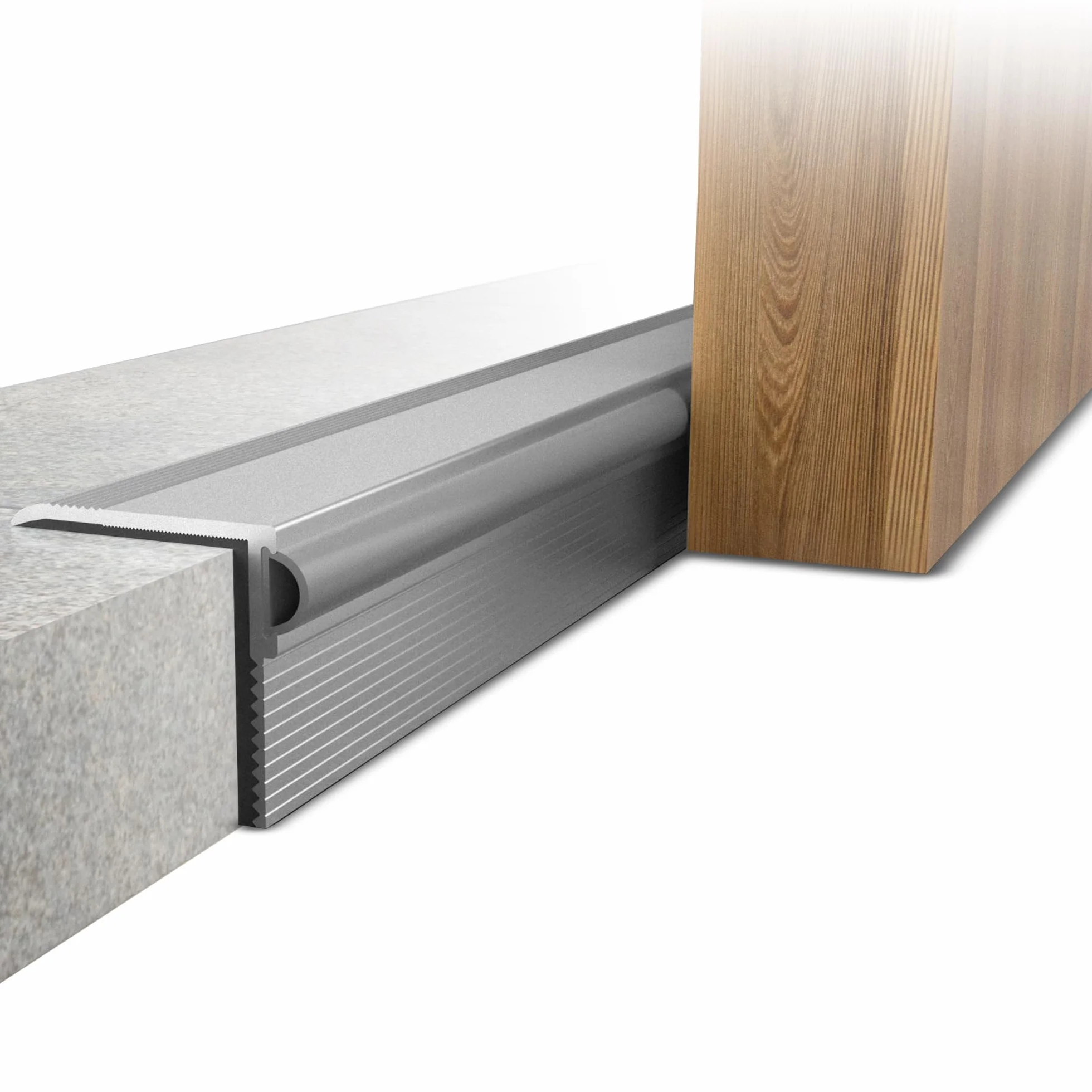 Wysokiej jakości aluminiowy próg kątowy – uszczelka do drzwi samoprzylepna – stoper do drzwi 100 cm – stoper przeciągów
