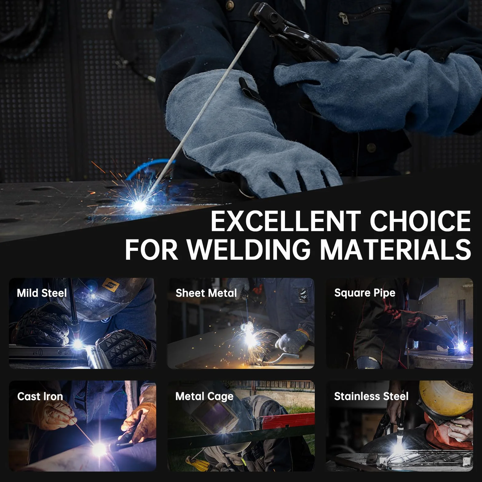HITBOX Spawarka inwerterowa 2w1 Lift TIG/MMA – IGBT, Hot Start, Arc Force, Anti-Stick, wyświetlacz LED – Mini spawarka do domu i pracy profesjonalnej(ARC200mini3)