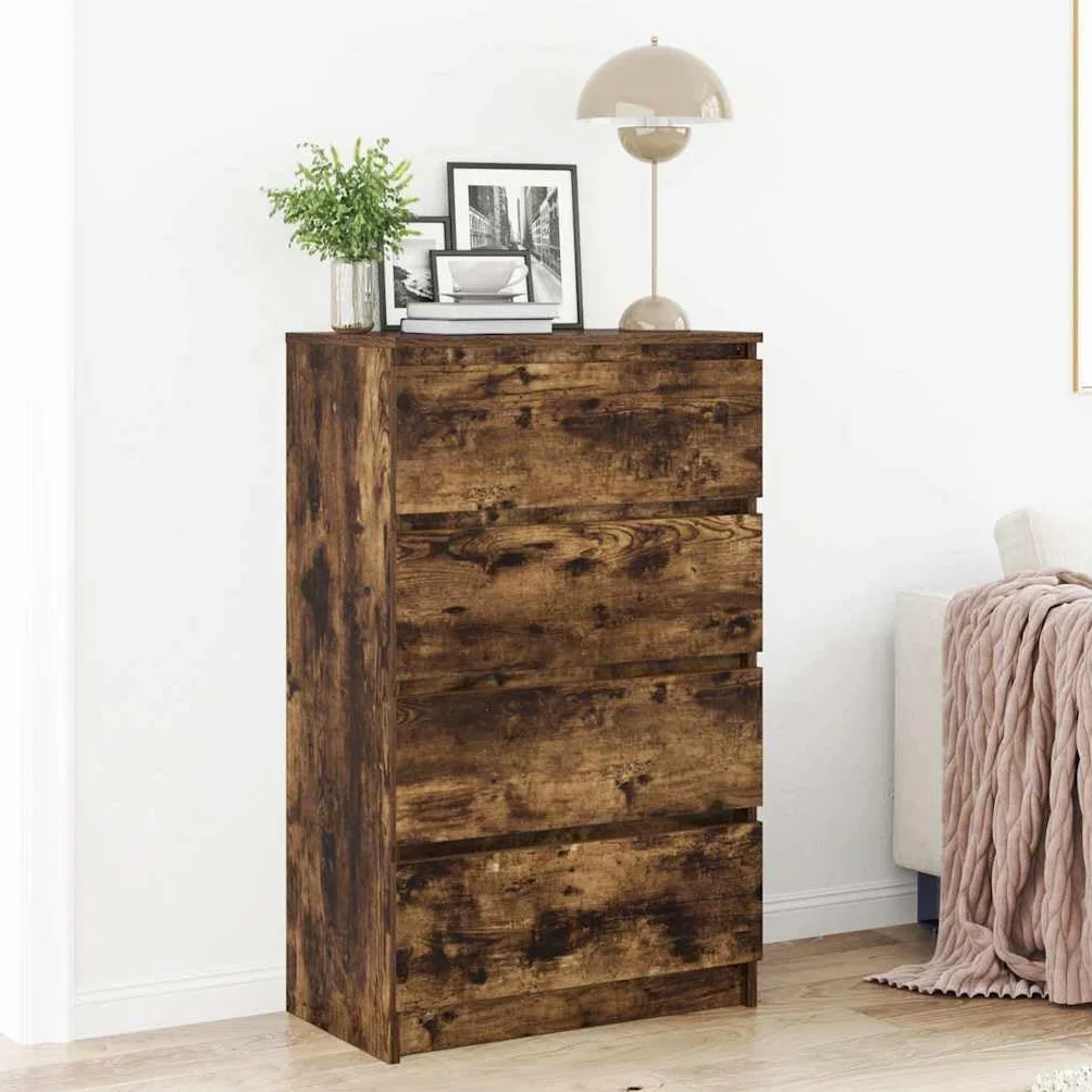 vidaXL Komoda, przydymiony dąb, 60x35x98,5 cm, szafka, mebel, szafki, meble