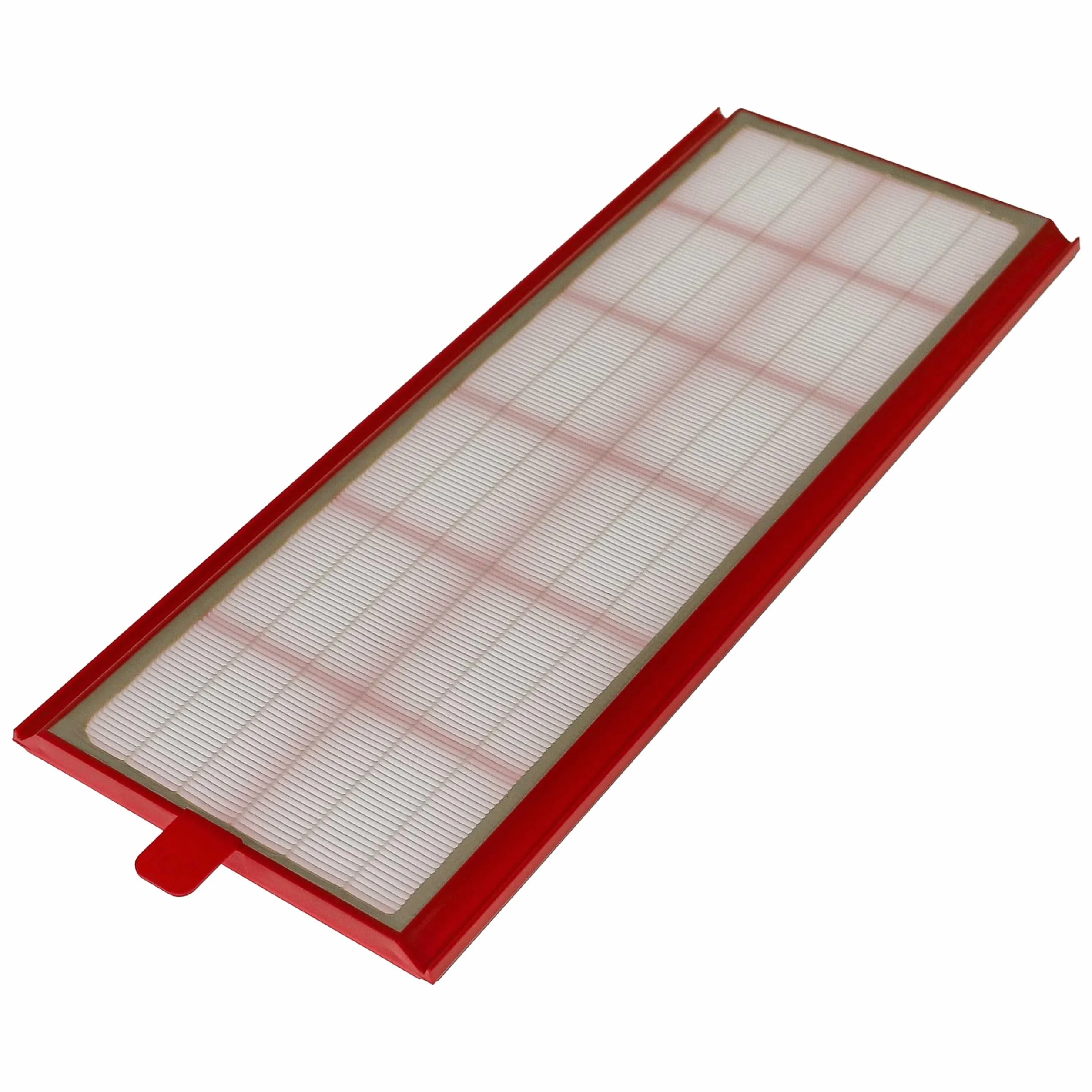 Zestaw filtrów powietrza vhbw kompatybilny z urządzeniami wentylacyjnymi Zehnder ComfoAir 350, 550 - G4 / F7 2-częściowy zestaw, 50 x 17 x 1 cm, czerwony, czarny, biały