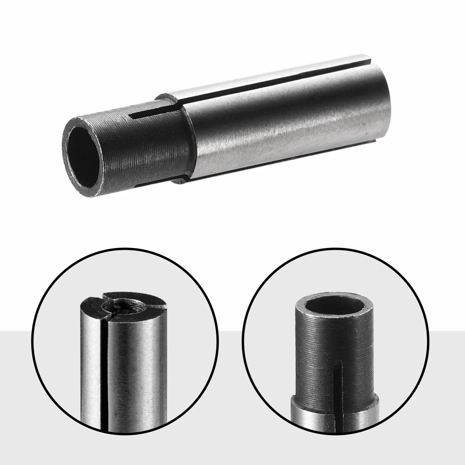 Genmitsu 4-częściowy zestaw adapterów do frezów, 1/4″ do 1/8″ CNC Frez do grawerowania, konwerter rozmiarów