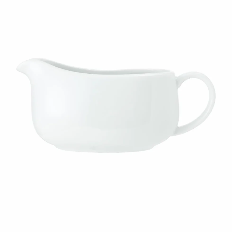 Mikasa Chalk Porcelanowa sosjerka 700 ml duża biała do sosów i kremów