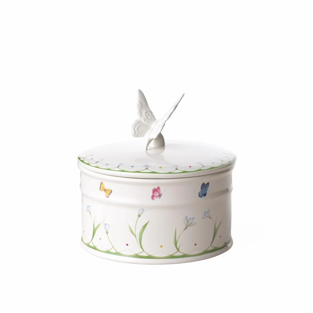 Villeroy & Boch Duża miska, twarda porcelana, biała, 16 cm, przebiśniegi