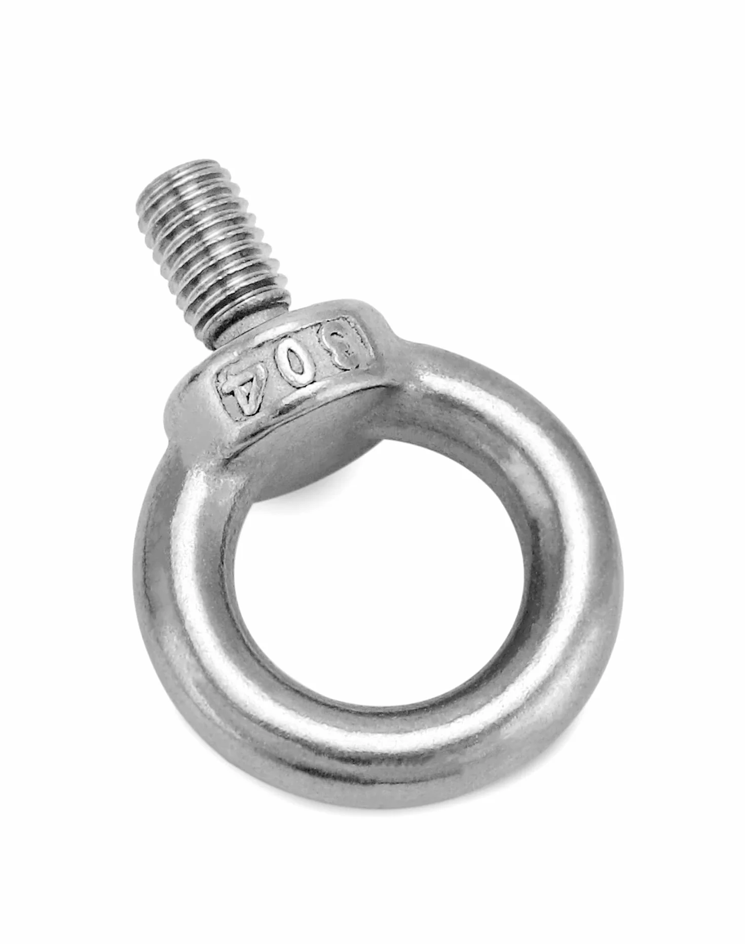 QWORK® 20 szt. Śruba oczkowa M8-120KG-304 śruby oczkowe ze stali nierdzewnej do rolki mocowania i zawieszania