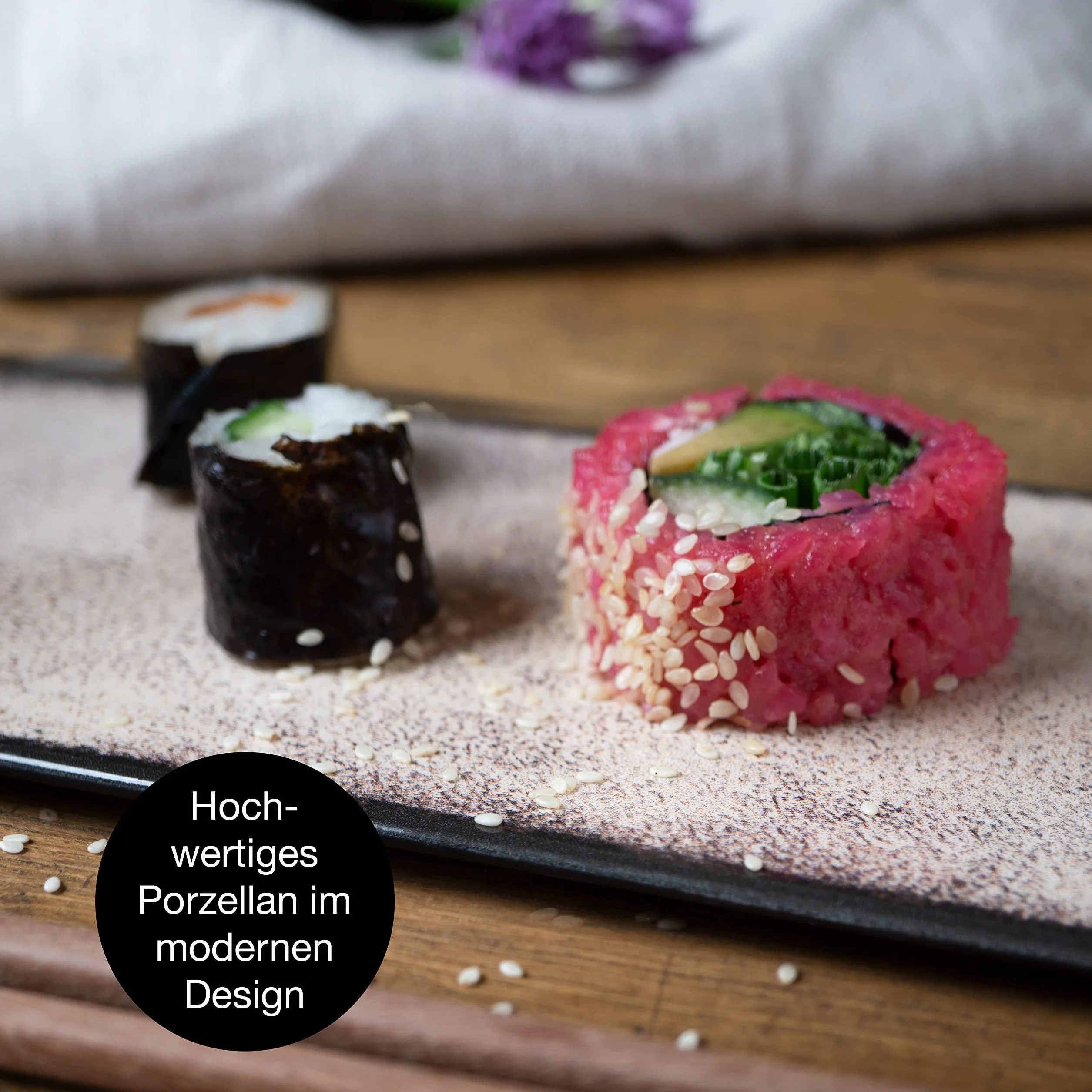 Moritz & Moritz VIDA zestaw naczyń do sushi dla 2 osób, 10 sztuk