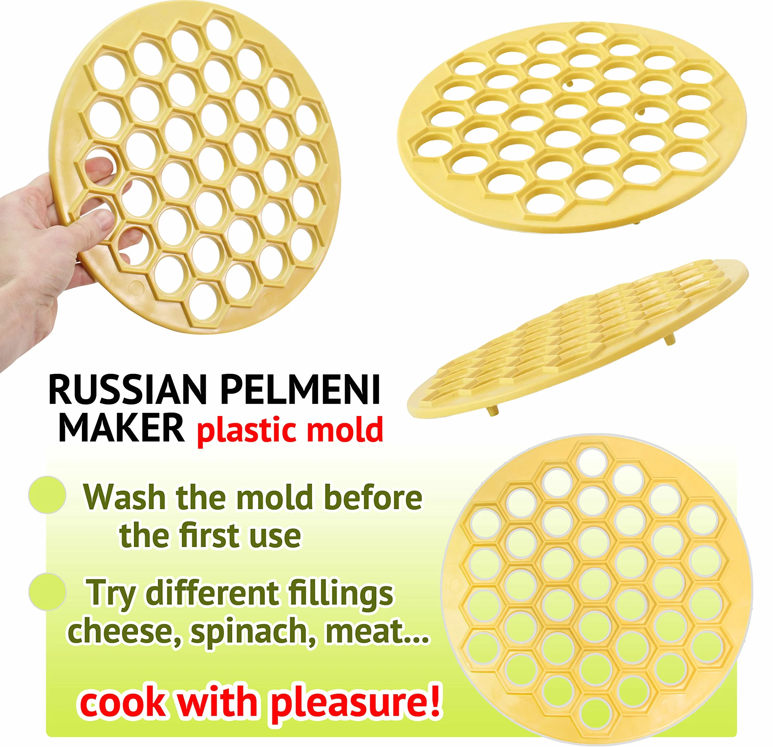 Russian PELMENI Maker Pierogi Ravioli plastikowa forma firmy PetriStor