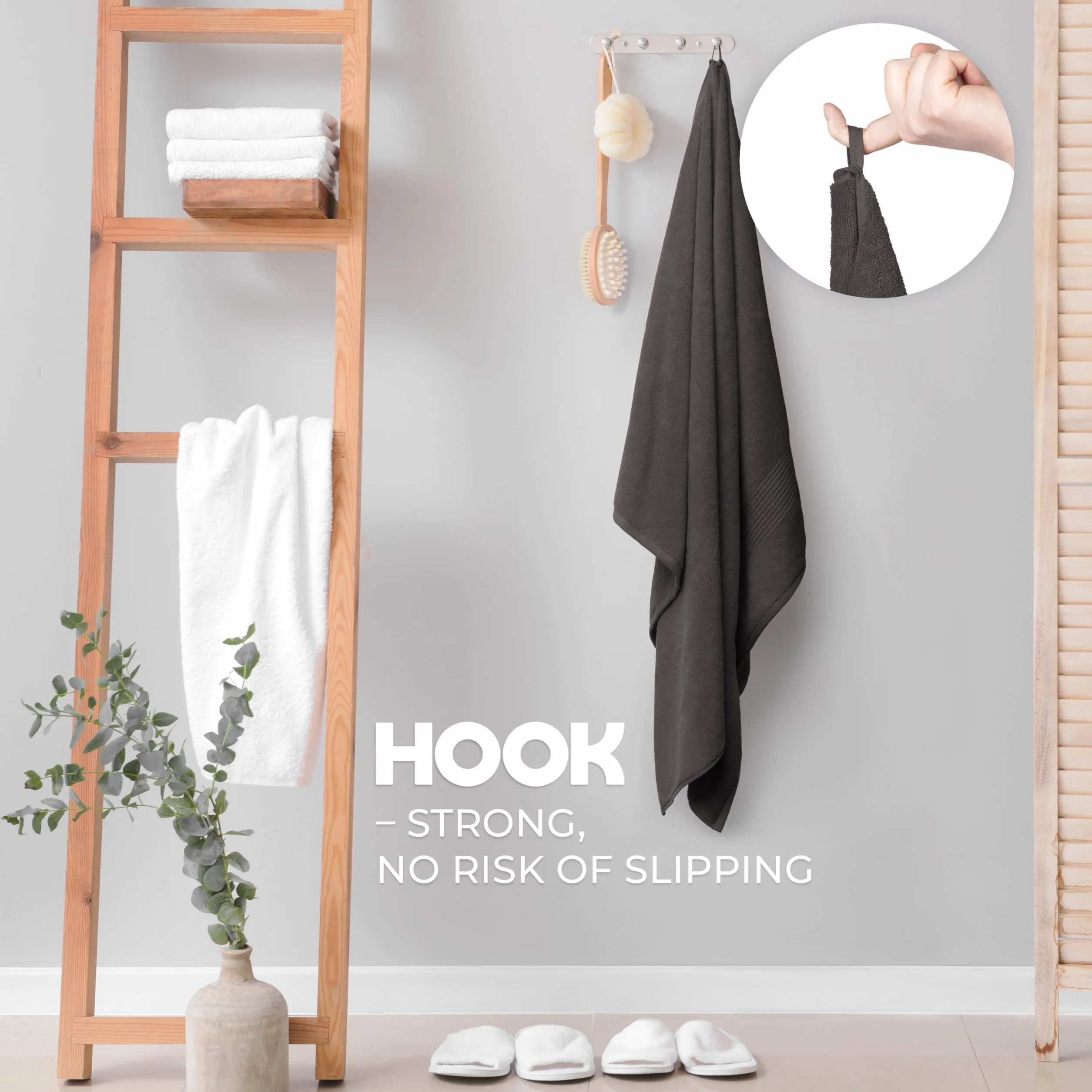 Zestaw ręczników Cloud Pillow 50x100 cm – 4 sztuki, 100% bawełny – miękkie, chłonne i wytrzymałe ręczniki frotte – z certyfikatem Oeko-Tex – idealne do hotelu, spa i dla gości