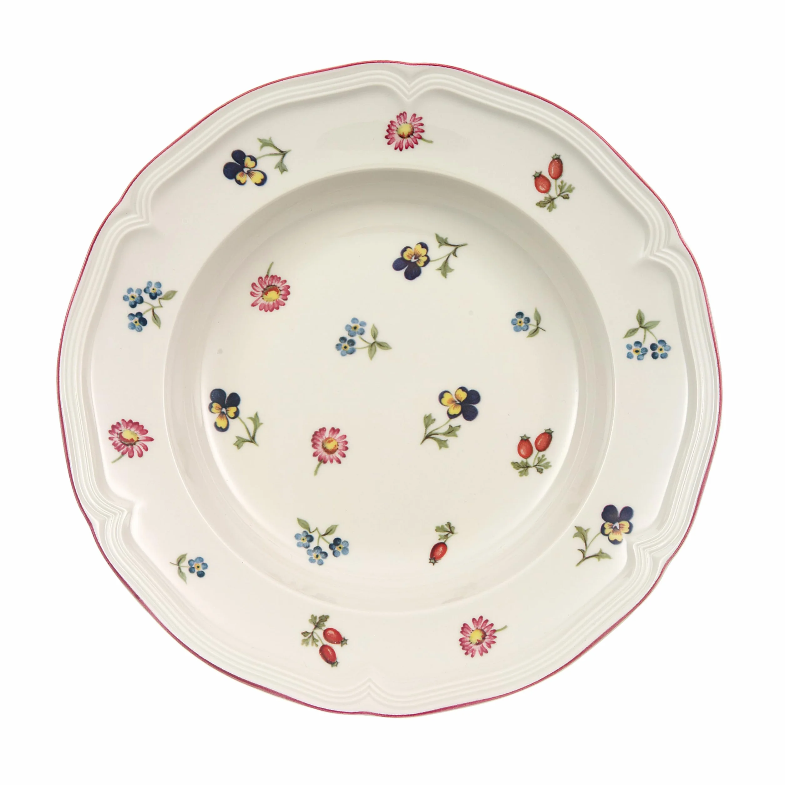 Villeroy & Boch Petite Fleur Talerz do zupy, Porcelana Premium, Biały, 23 cm