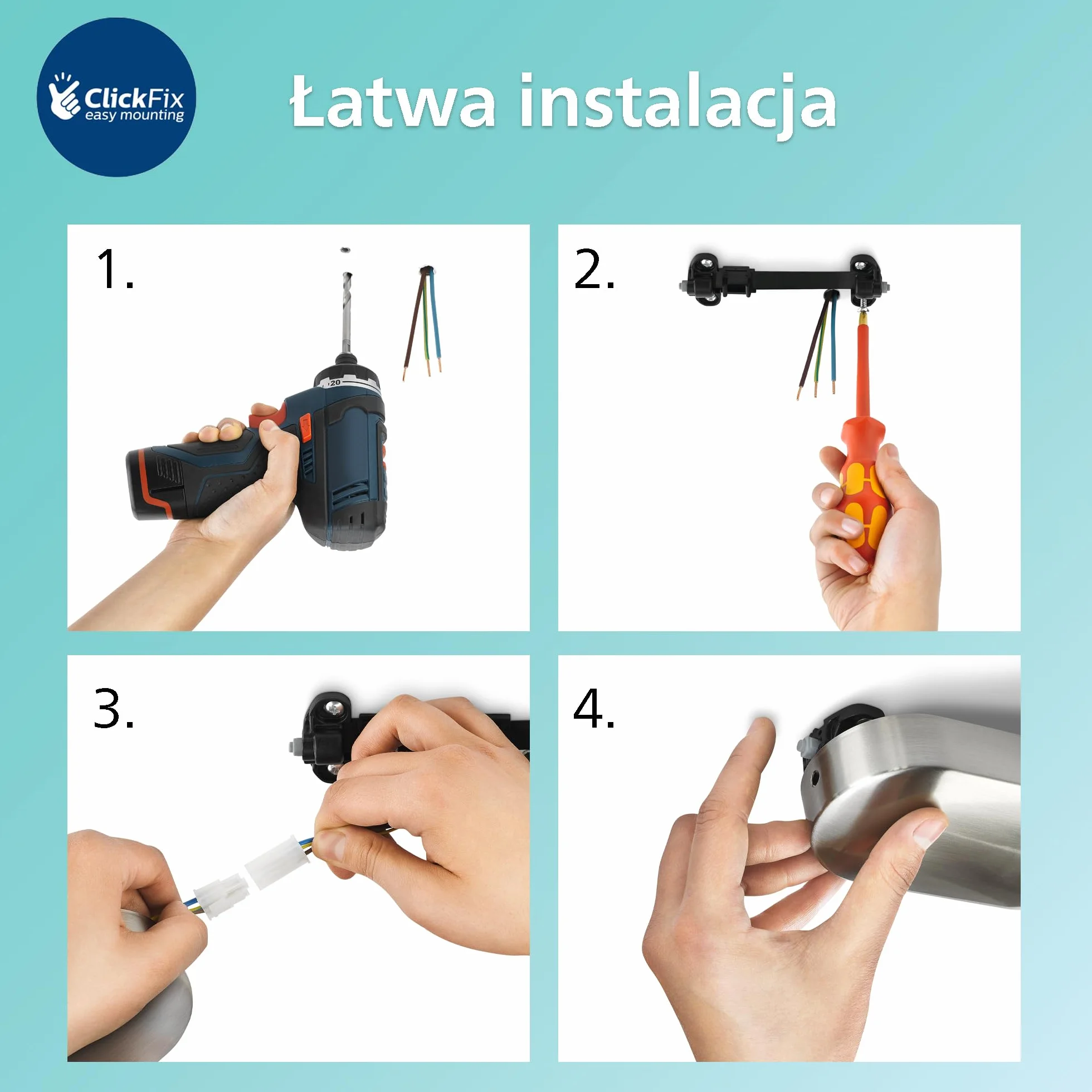 Philips Idris 2 głowicy, lampa GU10 nie wchodzi w zakres dostawy, mosiądz, IP44, wodoodporna