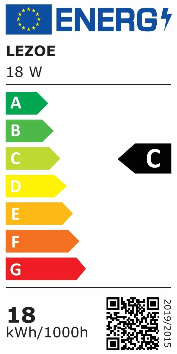 LEZOE Lampa sufitowa do łazienki IP65, odporna na wilgoć, 18W/12 W, 2700 lm, 150Lm/ w; lampa sufitowa 3000K/4000K/6500K, idealna do garażu/korytarza/salonu, łazienki, kuchni/balkonu/sypialni szary