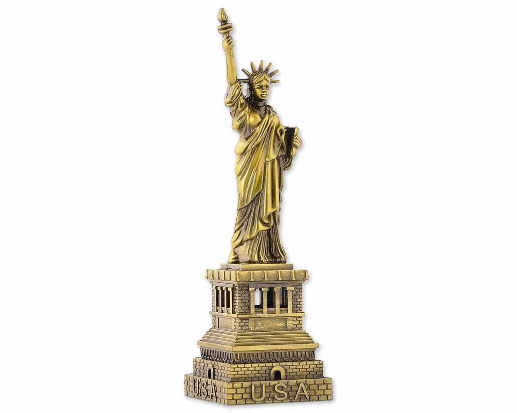 ds. distinctive style Statua Wolności Model Statua Wolności Metalowa Statua Wolności Figurka na pamiątkę (15 cm)