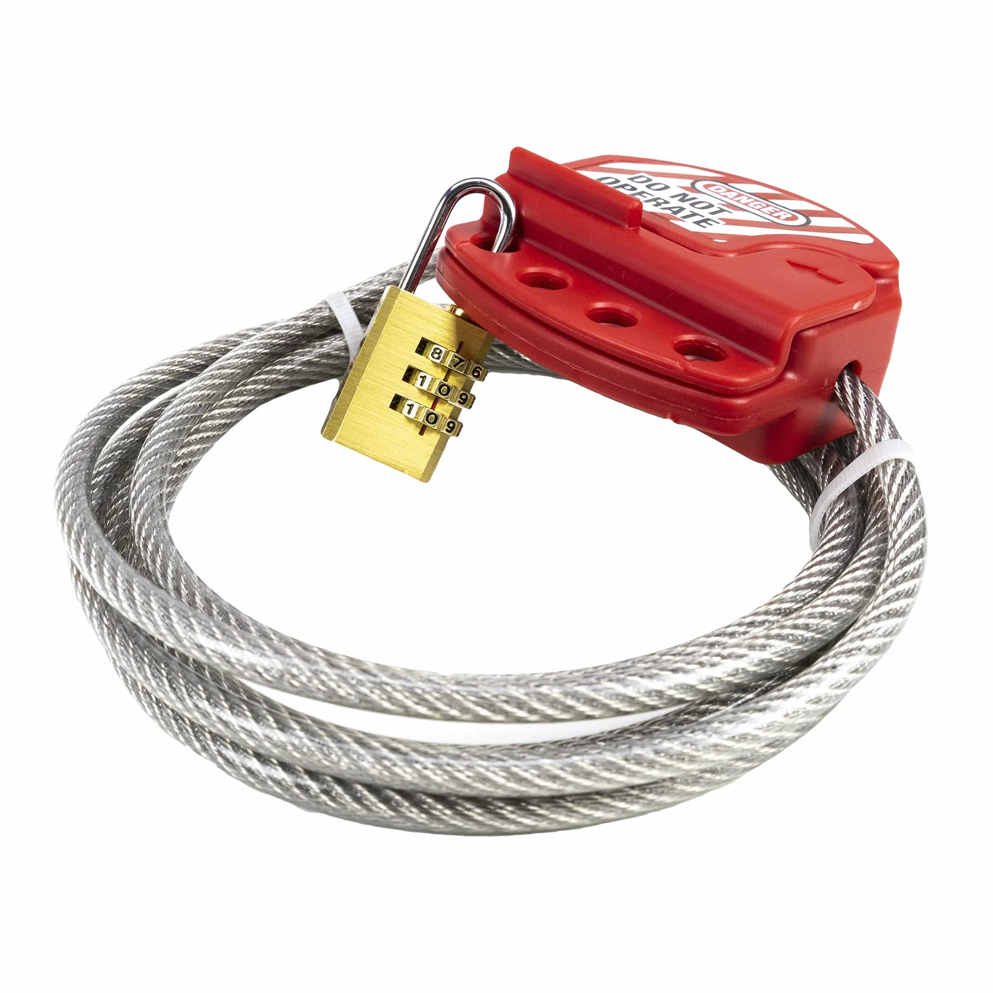 PNI Męski kabel bezpieczeństwa HUNTC Smart Lock 400C, 350C, 280C kamery myśliwskie, srebrny, 2 m
