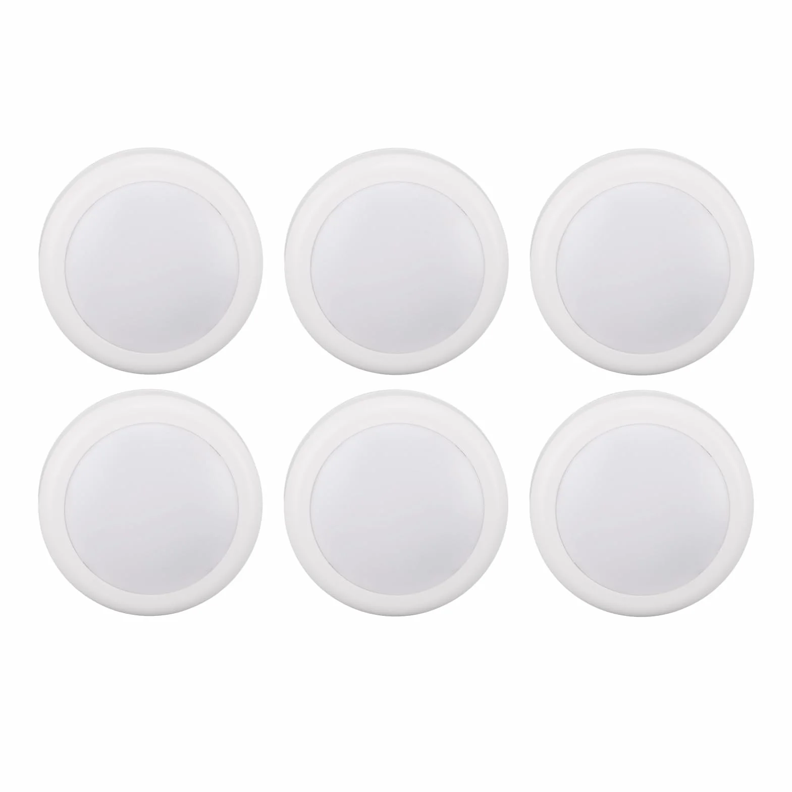 Puck Lights 13 Kolorów 2 Sposoby Sterowania Bateryjne Małe Światła Wciskane Przyklejane do Szafek Kuchennych z Bezprzewodowym Pilotem Ciepłe Światło
