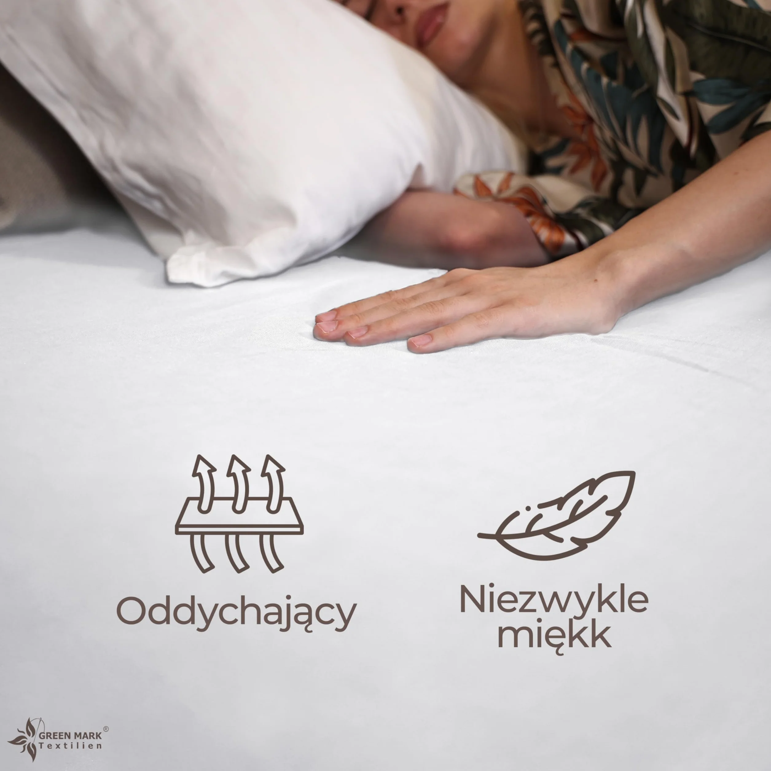 GREEN MARK Klasyczne prześcieradła – zestaw 2 płaskich prześcieradeł 100% bawełna, bez gumek, przyjazne dla skóry, łatwe w pielęgnacji, pralne w wysokich temperaturach – Biały – 150 x 250 cm