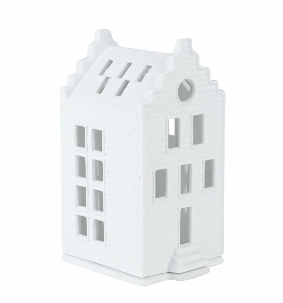 Räder Living Domek świetlny z ceglanej bryły, porcelana 7,5x8x16 cm Design