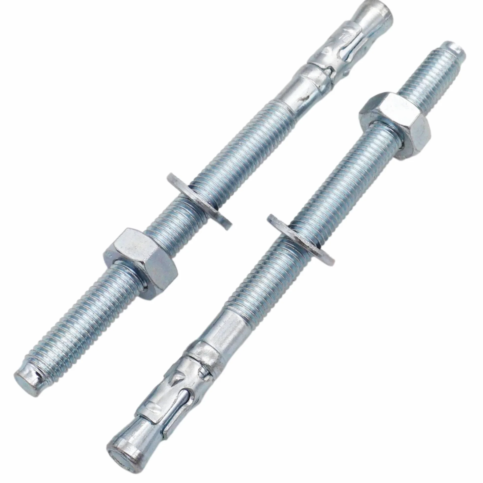 SKIR'CO (8 szt.) ocynkowane kotwy klinowe M10 x 140 mm, metalowe kołki, śruba kotwiąca, kotwa murarska, kotwa do betonu