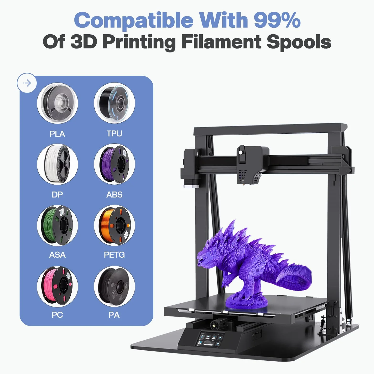 Vacbird Zestaw próżniowy do przechowywania filamentu 3D, 30 worków czarnych z pompą USB 30x34 cm