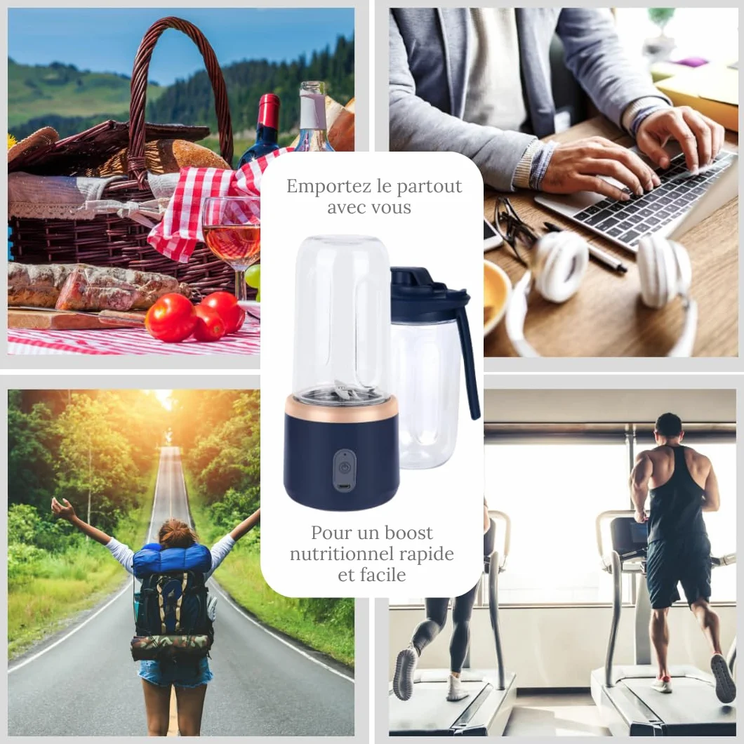[Purefit] Przenośny mikser do blendera | Mikser i przygotuj swoje najlepsze smoothie jak profesjonalista z naszymi mini blenderami, świeżego soku