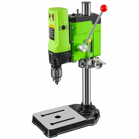 Elektryczna wiertarka stołowa, mini wiertarka 1050 W z uchwytem 3-16 mm, przenośny stół warsztatowy do tworzenia mebli DIY, tworzenia biżuterii, obróbki drewna