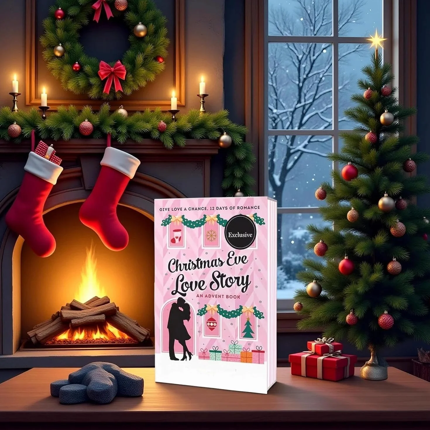 Christmas Eve Love Story: 12-dniowa książka adwentowa, kalendarz świąteczny 2025 z historiami miłosnymi