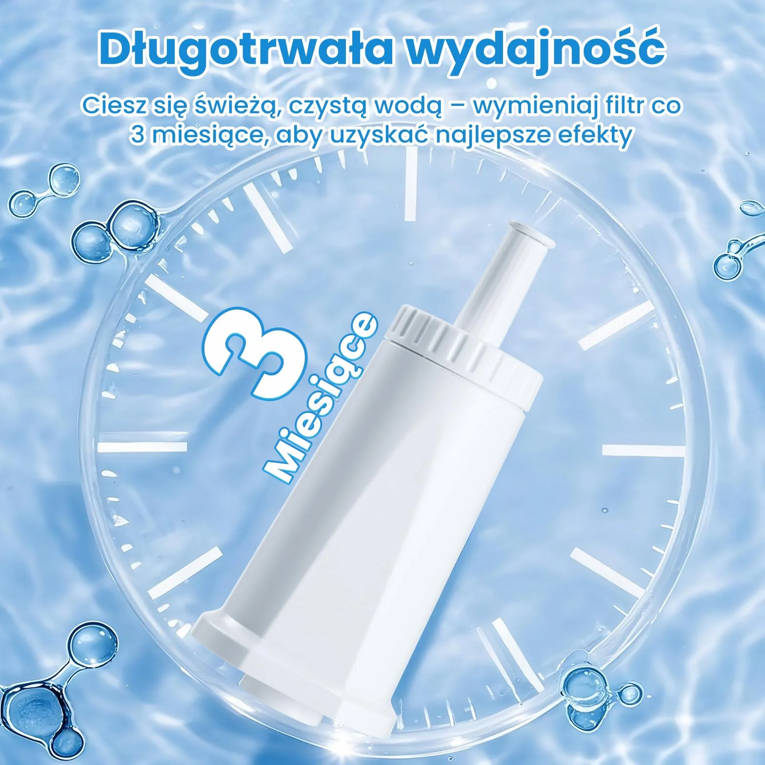 Mutital Zamiennik filtra do w pełni automatycznych ekspresów do kawy Sage Barista Express Pro, filtr wody do SES810/SES880/SES920/SES980/SES980/SES990