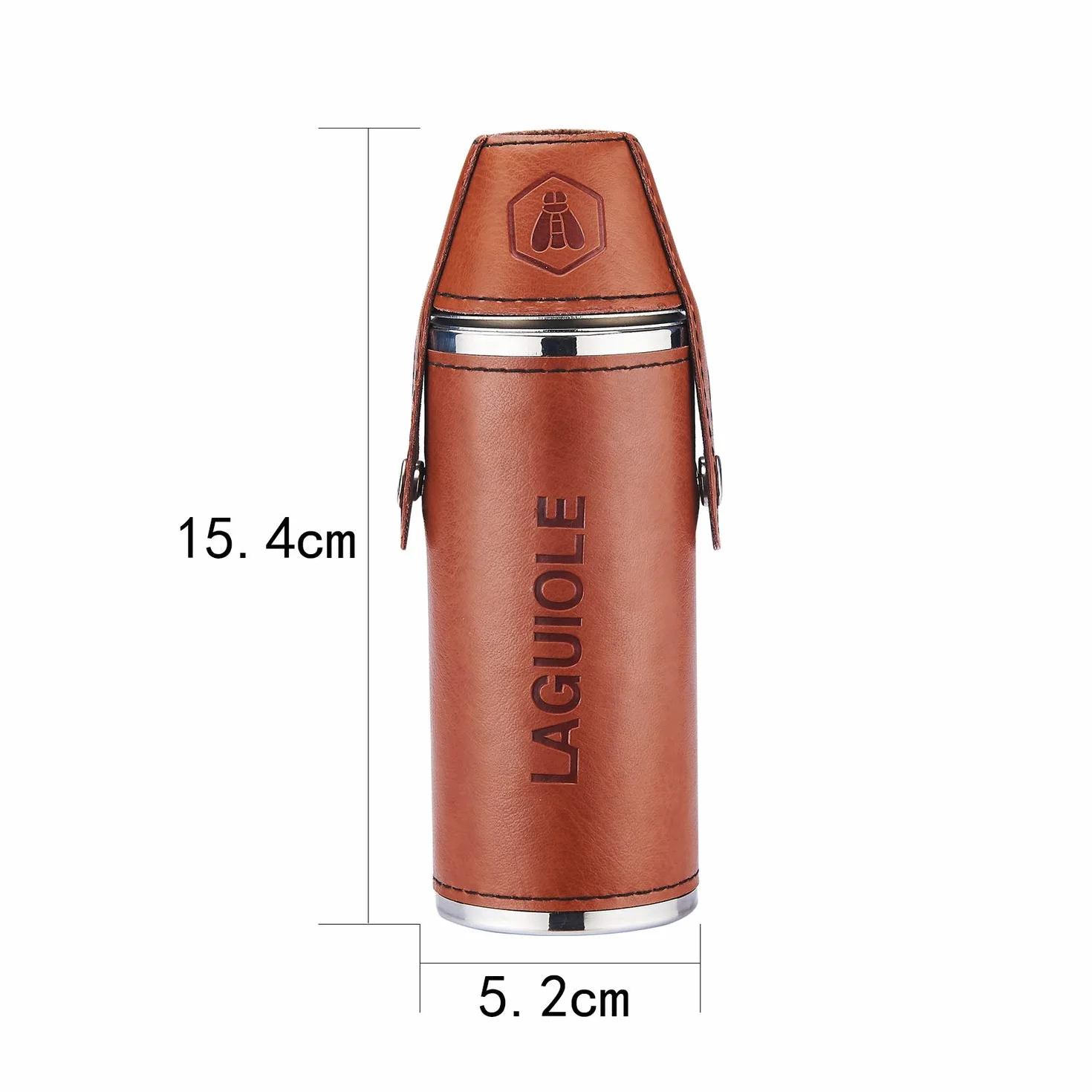 LAGUIOLE Kolba alkoholowa z 2 szklankami 235 ml 8 OZ