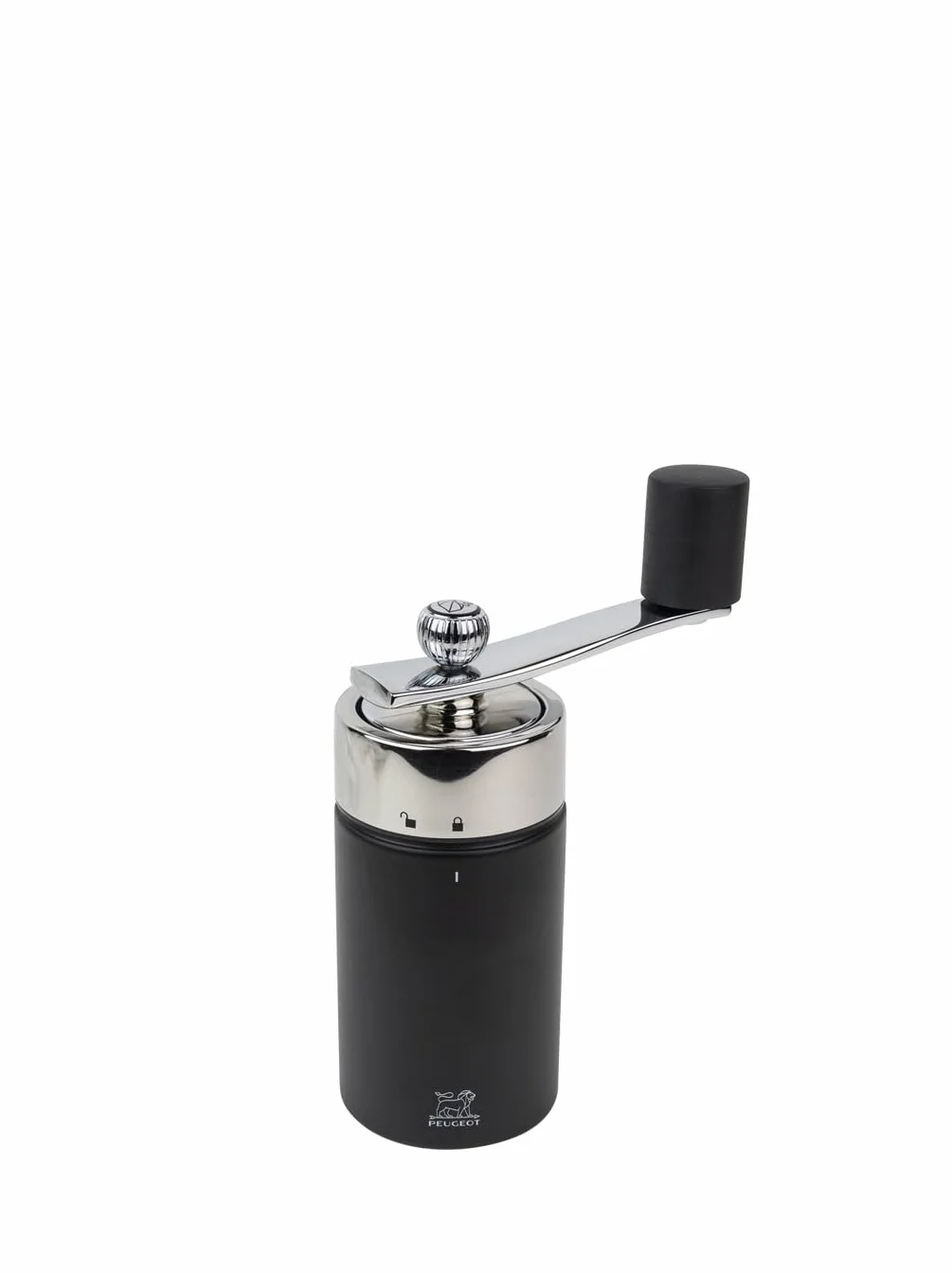 Peugeot Isen Moulin Gałka muszkatołowa 15 cm, czarny matowy, 39369