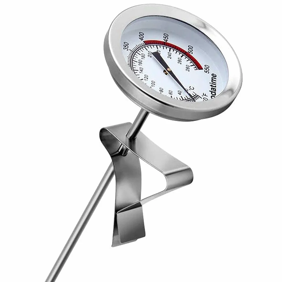 długa sonda olej do smażenia ze stali nierdzewnej frytki smażony termometr do grilla temperatura oleju termometr do grilla