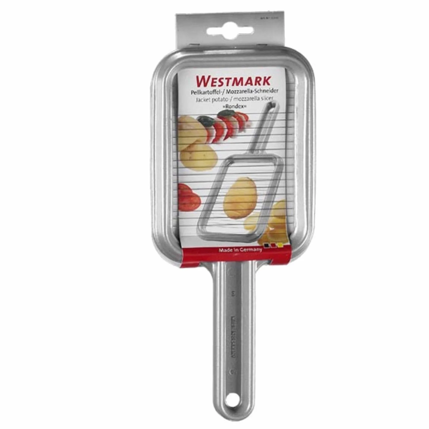 Westmark Krajalnica do ziemniaków/mozzarelli, Aluminium/Stal nierdzewna, Rondex, Srebrna, 60802260