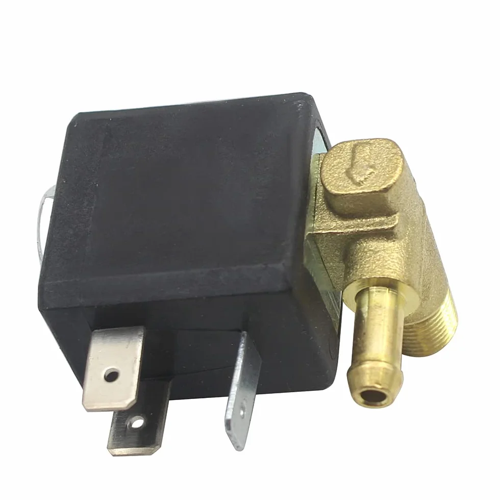 Genuine Jiayin JYZ-3 Brass G1/8" 1.8mm Steam Generator Solenoid Valve Coil 10bar AC 230V 12VA 50Hz for Water Gas Steam Iron