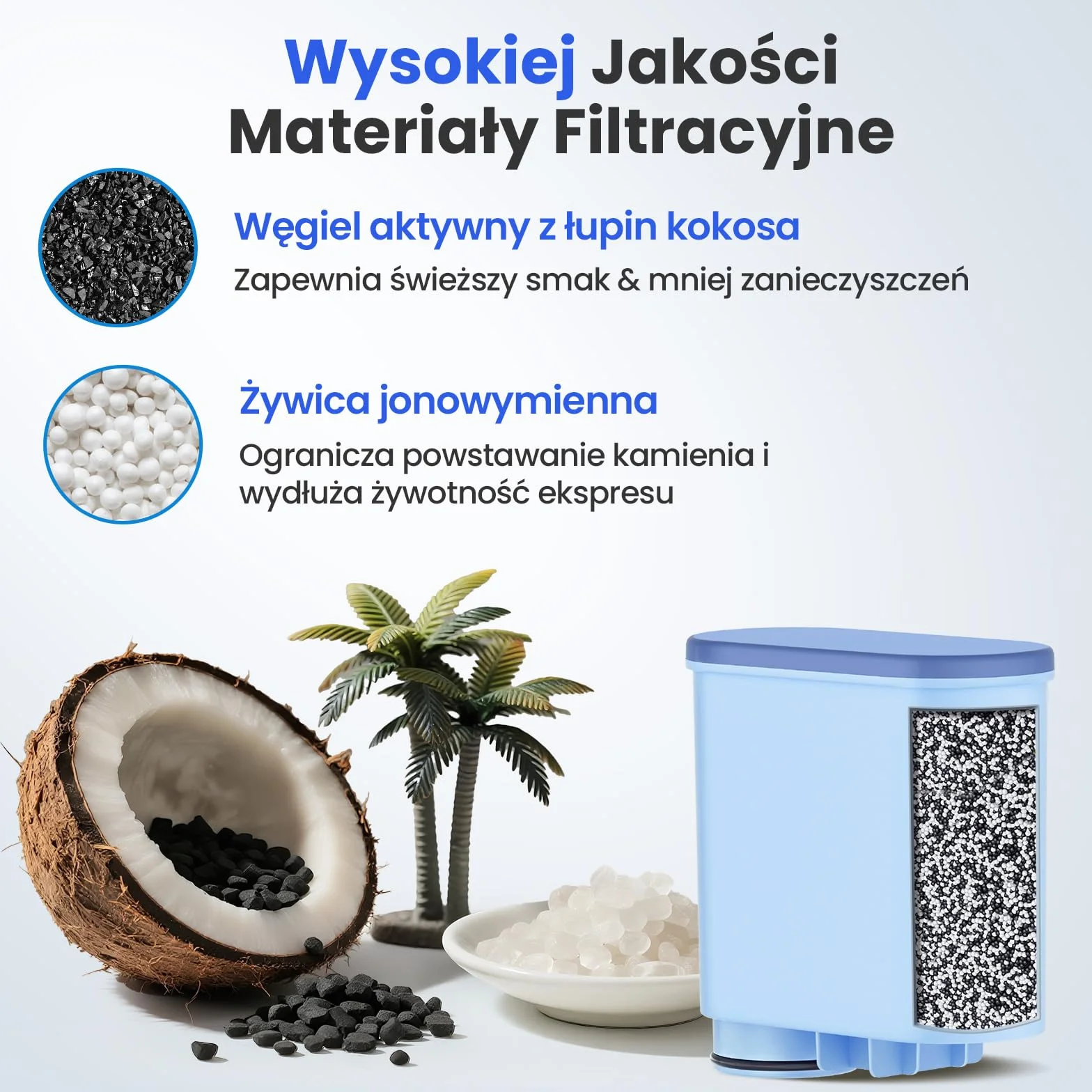 Filtr do wody do Philips AquaClean CA6903/10 CA6903/22-6 sztuki wkładu filtrującego kompatybilny z ekspresem do kawy Saeco Philips LatteGo – nie zawiera BPA, wapnia, poprawia smak (6)
