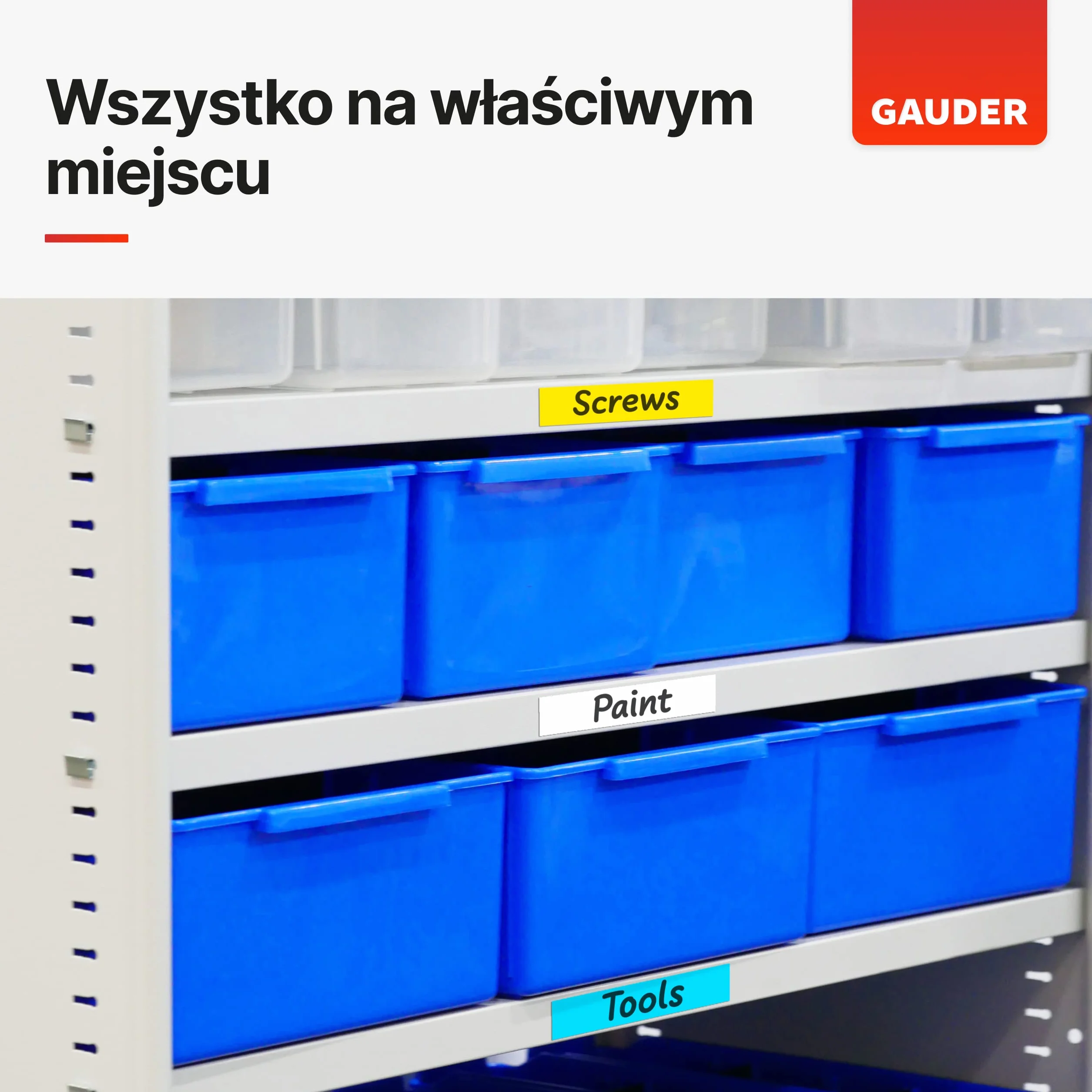 GAUDER 5x Paski Magnetyczne zapisywalne | Taśma Magnetyczna do pisania | Paski Magnetyczne zapisywalne wielokolorowe (25 mm x 1 m)