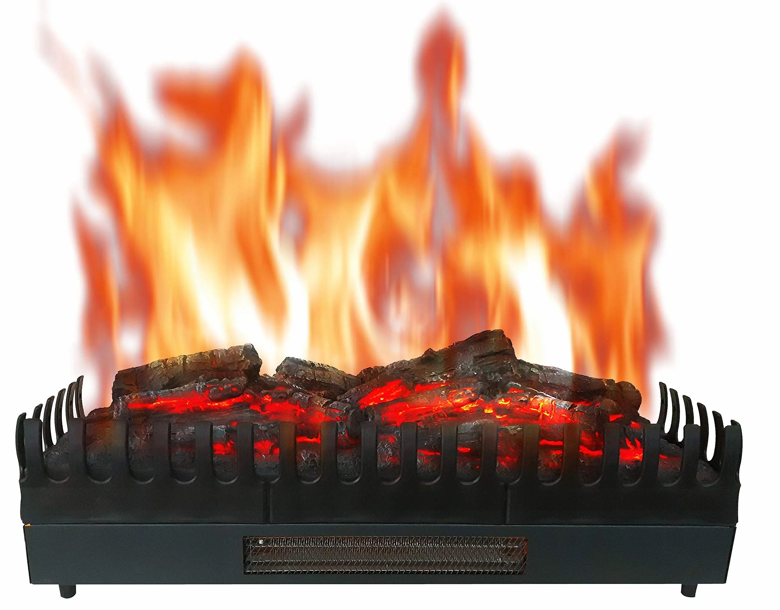 CHEMIN'ARTE Elektryczny kominek z efektem płomieni XL + ogrzewanie 2000 W – diody LED – zaprojektowany we Francji – 67 x 23 x 24 cm – 2 lata gwarancji