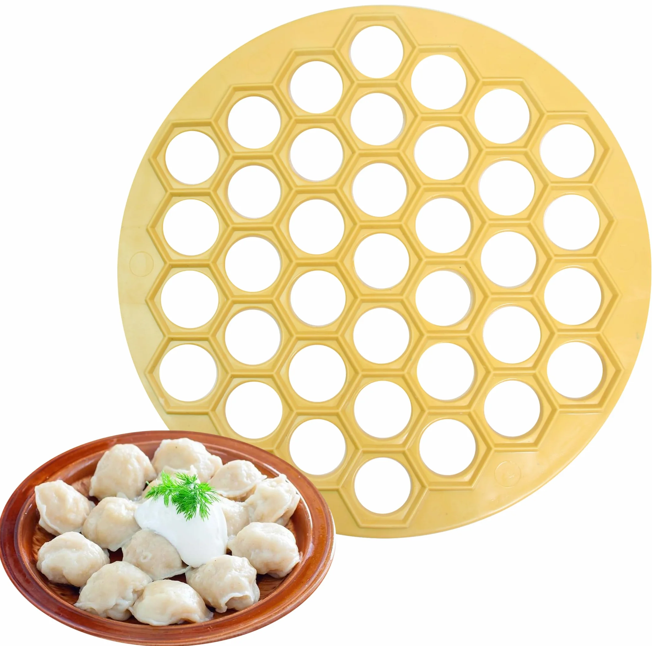 Russian PELMENI Maker Pierogi Ravioli plastikowa forma firmy PetriStor