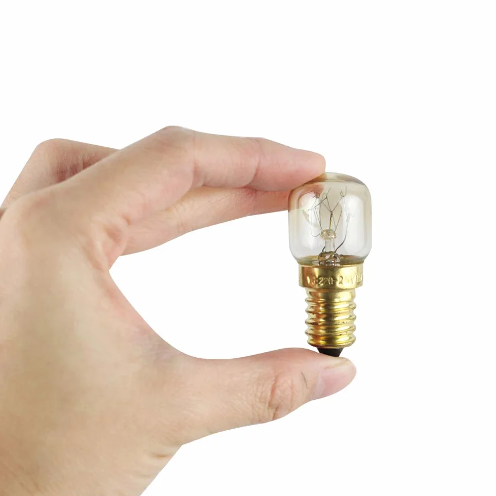 SES E14 zakrętka lampy karłowate 15 W 300 stopni mikrofalówka/piekarnik znamionowe żarówki lampa solna żarówka (10)