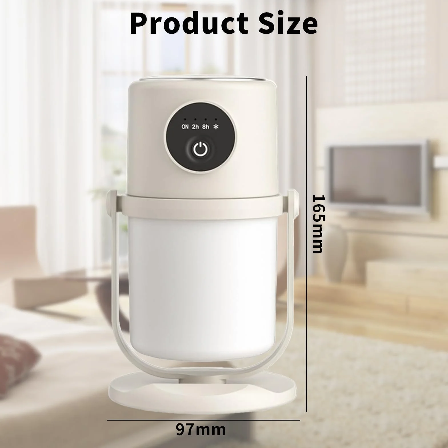 Mini nawilżacz powietrza, nawilżacz powietrza, do sypialni, mały, inteligentny nawilżacz powietrza, 280 ml, podwójny dyfuzor, nawilżacz do sypialni, cichy, biura