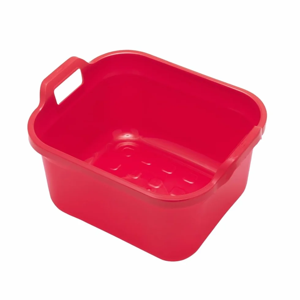 Addis miska do mycia 10 l czerwona 39 x 32 x 14 cm