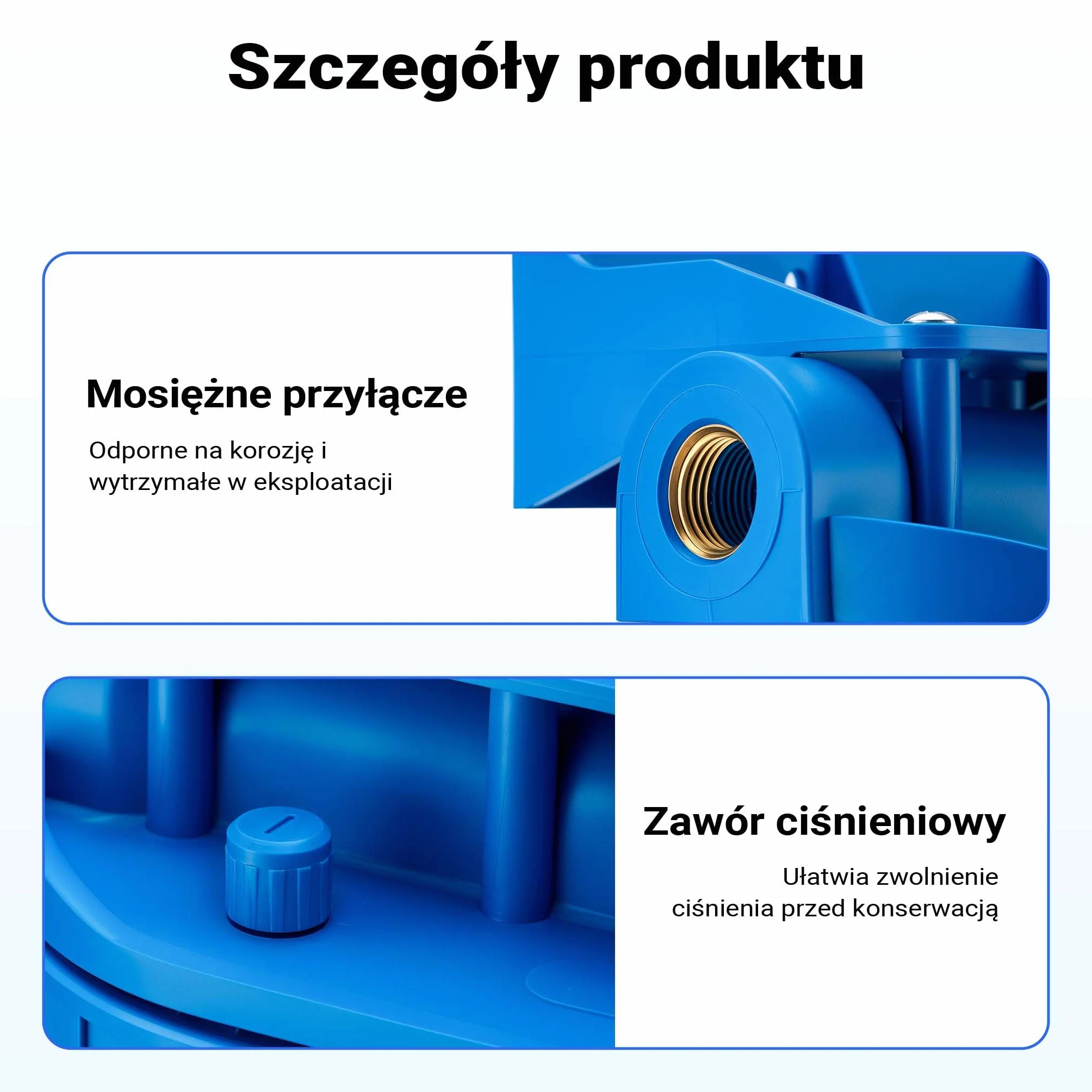 Naturewater NW-BR10B3 podwójny filtr do wody, 20,67 mm, 1/2 cala