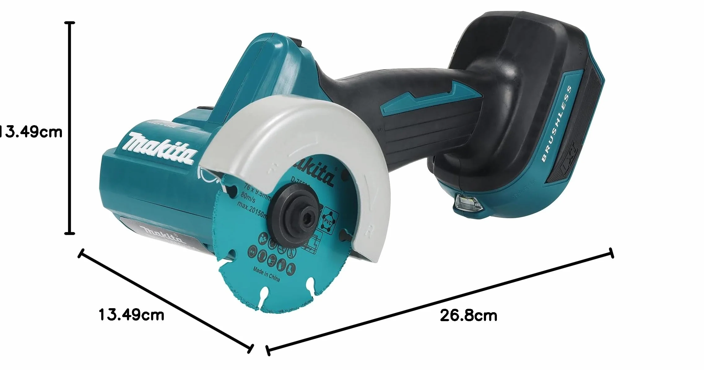 Szlifierka kompaktowa 18V LXT 76 mm (tylko produkt) - MAKITA DMC300Z