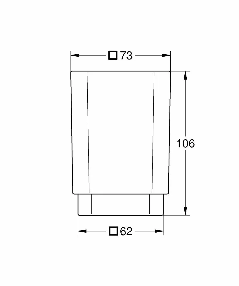GROHE Selection Cube Szklanka