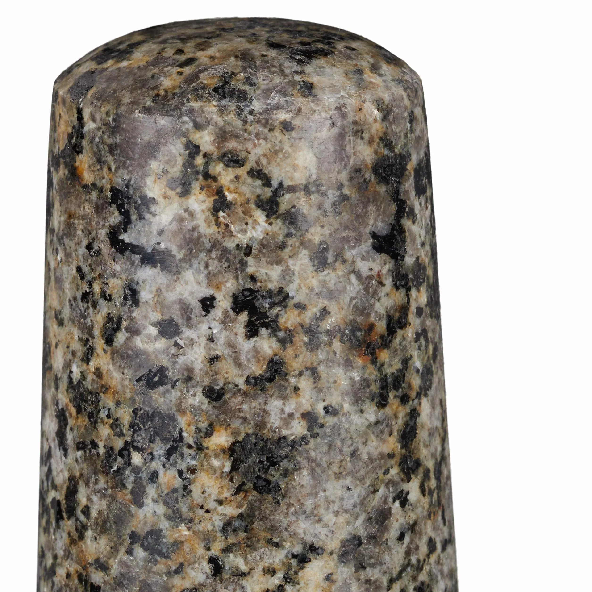 Relaxdays Moździerz kamienny z tłuczkiem granitowy 500 ml 14,5 cm ciemnoszary
