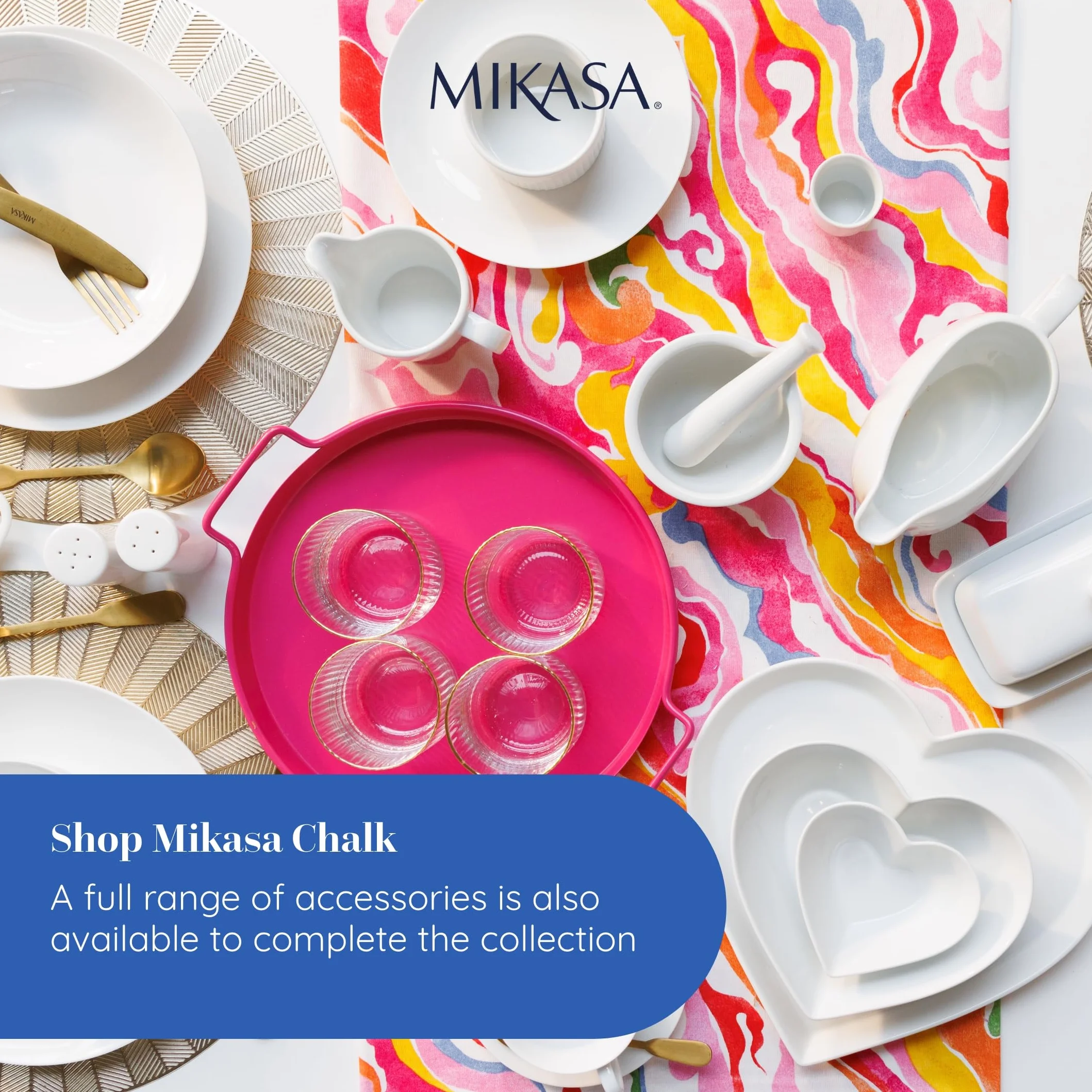 Mikasa Chalk Porcelanowa sosjerka 700 ml duża biała do sosów i kremów