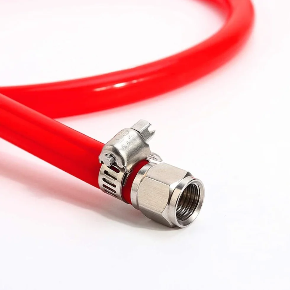 Browarnictwo domowe 5/16 "Blokada kulowa Zespół przewodu gazowego piwa Wąż PCV z nakrętką obrotową Barb Zestaw rurek dozujących gaz CO2 do beczki