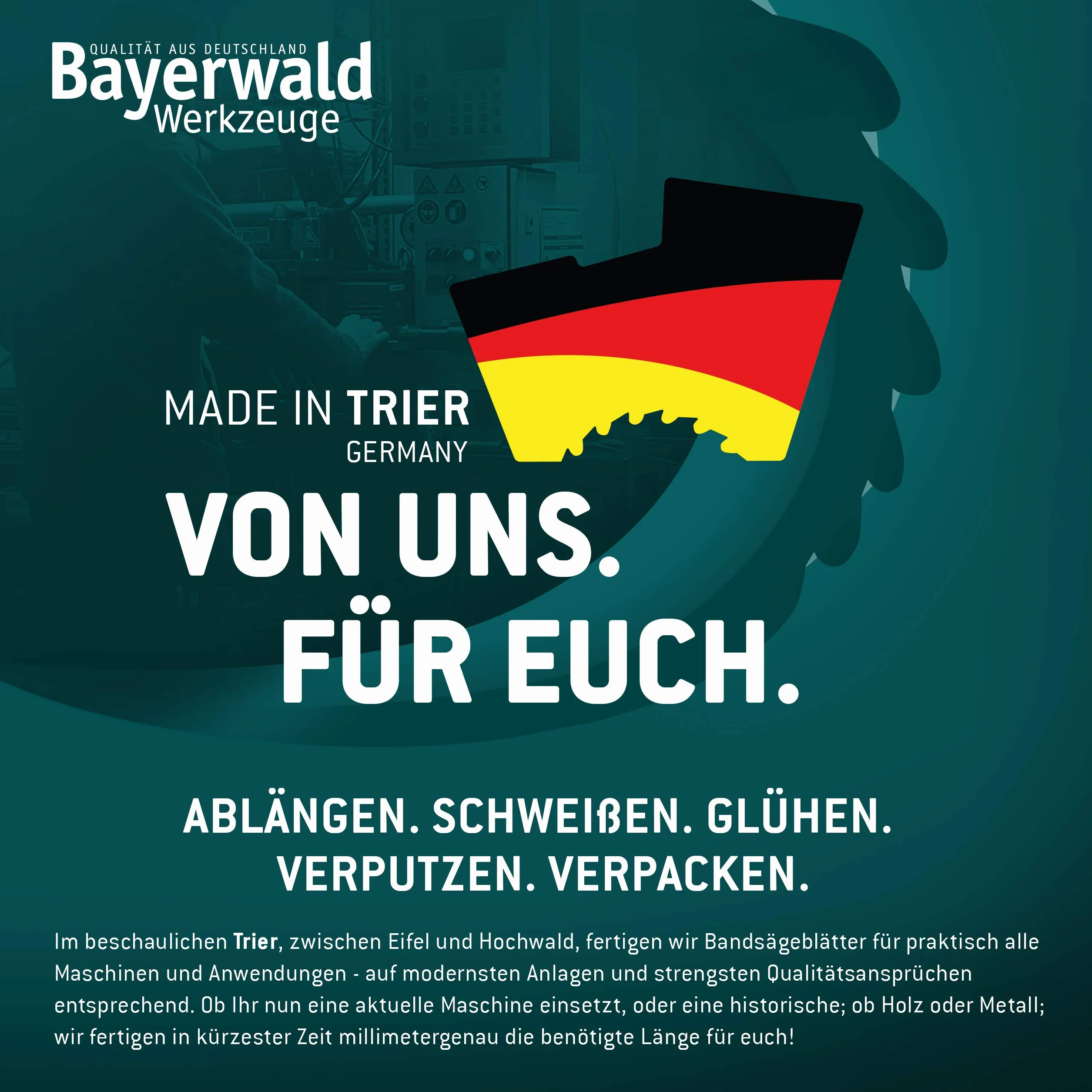 Bayerwald brzeszczot do piły taśmowej ze stali narzędziowej - 1810 x 6 x 0,36 x 6 / drewno, metale nieżelazne, tworzywo sztuczne, cienkie blachy/taśma do piły pasuje do Metabo BS4370 5370 5378