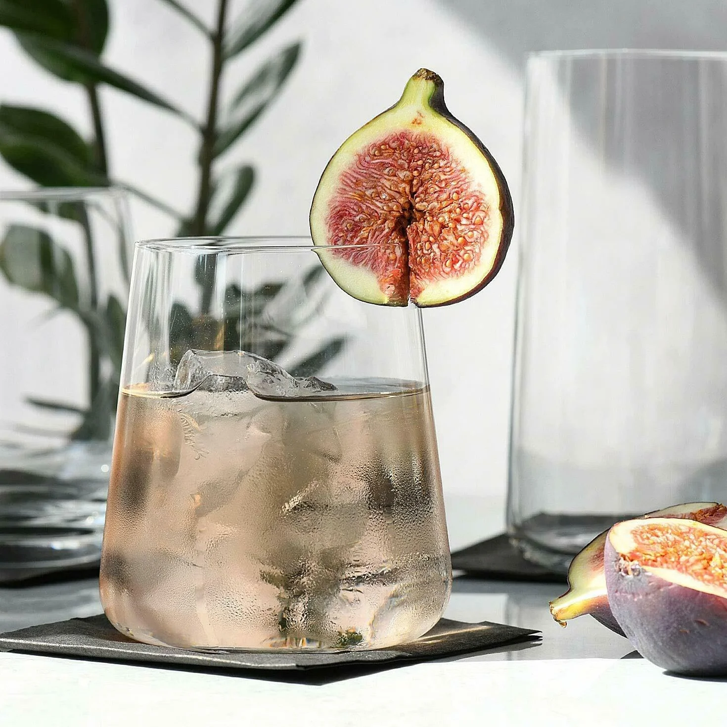 KROSNO Szklanki do Wody 430 ml Zestaw 12 Sztuk Kolekcja Avant-Garde