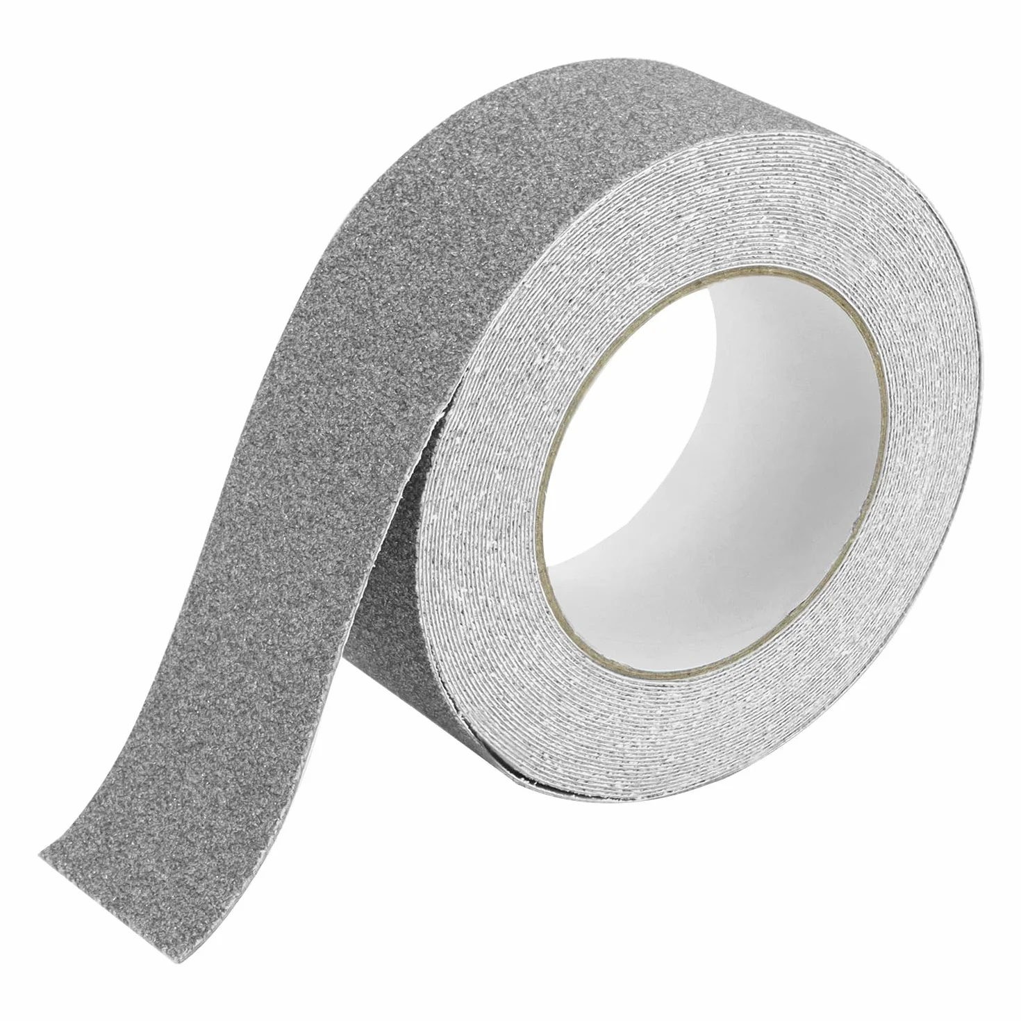 QWORK® 2 rolki szara taśma antypoślizgowa, 5 cm x 10 m/rolka mocna taśma na schody, do użytku wewnątrz i na zewnątrz