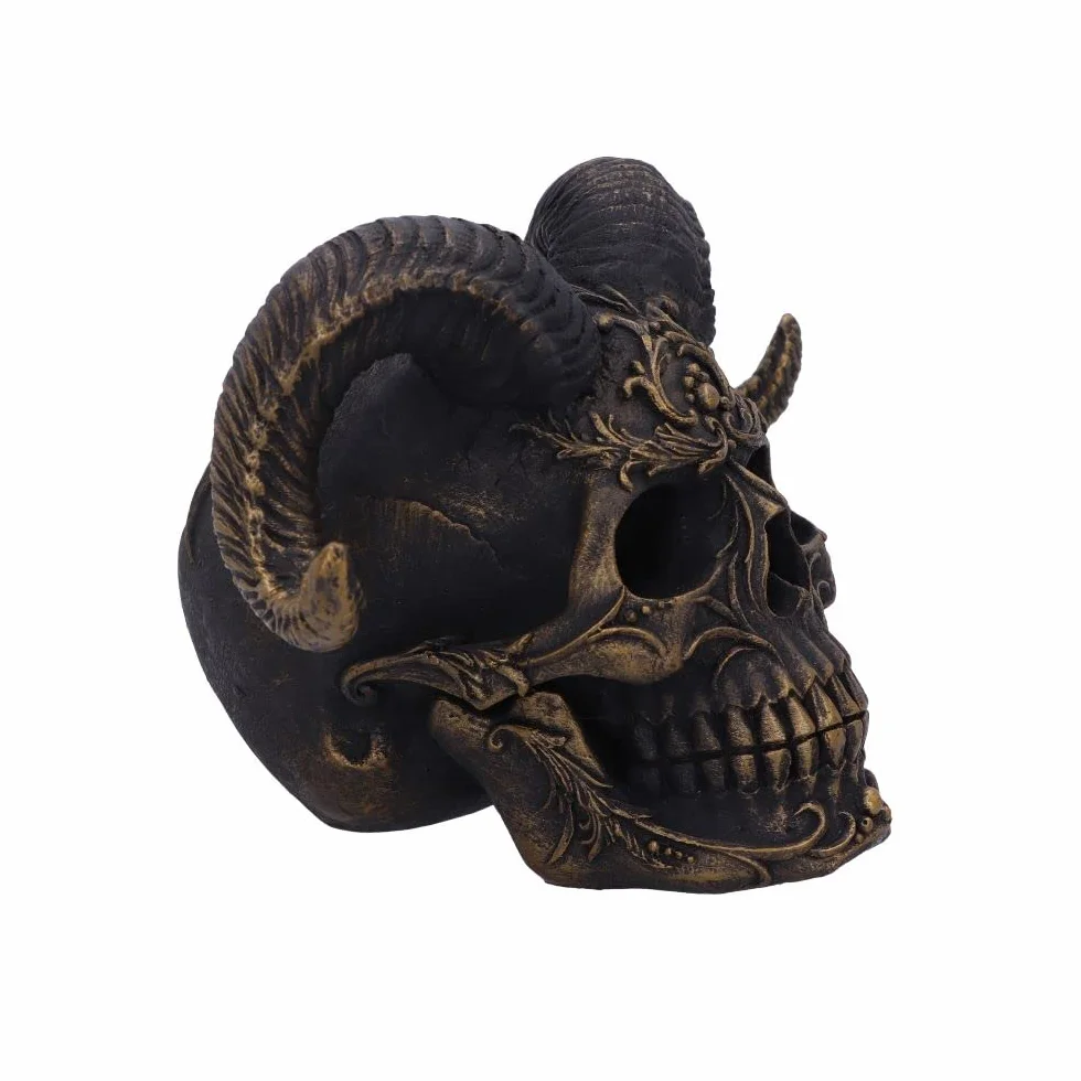 Nemesis Now Czaszka diabolus czarna 18 cm
