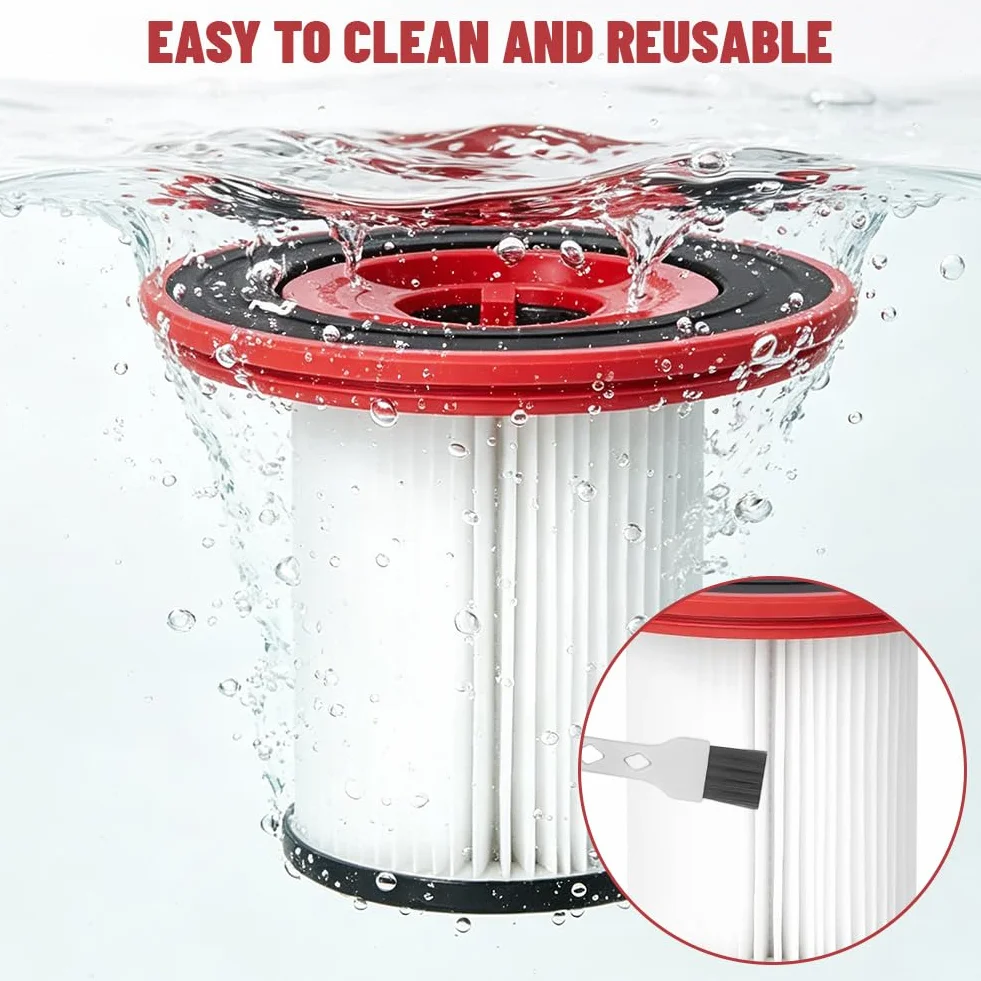 Zestaw 4 filtrów zamiennych do odkurzacza bezprzewodowego Bosch Unlimited Series 7, pasuje do BKS711XXL, BBS711W, BCS711GB, BBS712A, BKS711MALL, 3 filtry HEPA + 1 filtr wstępny ze stali nierdzewnej
