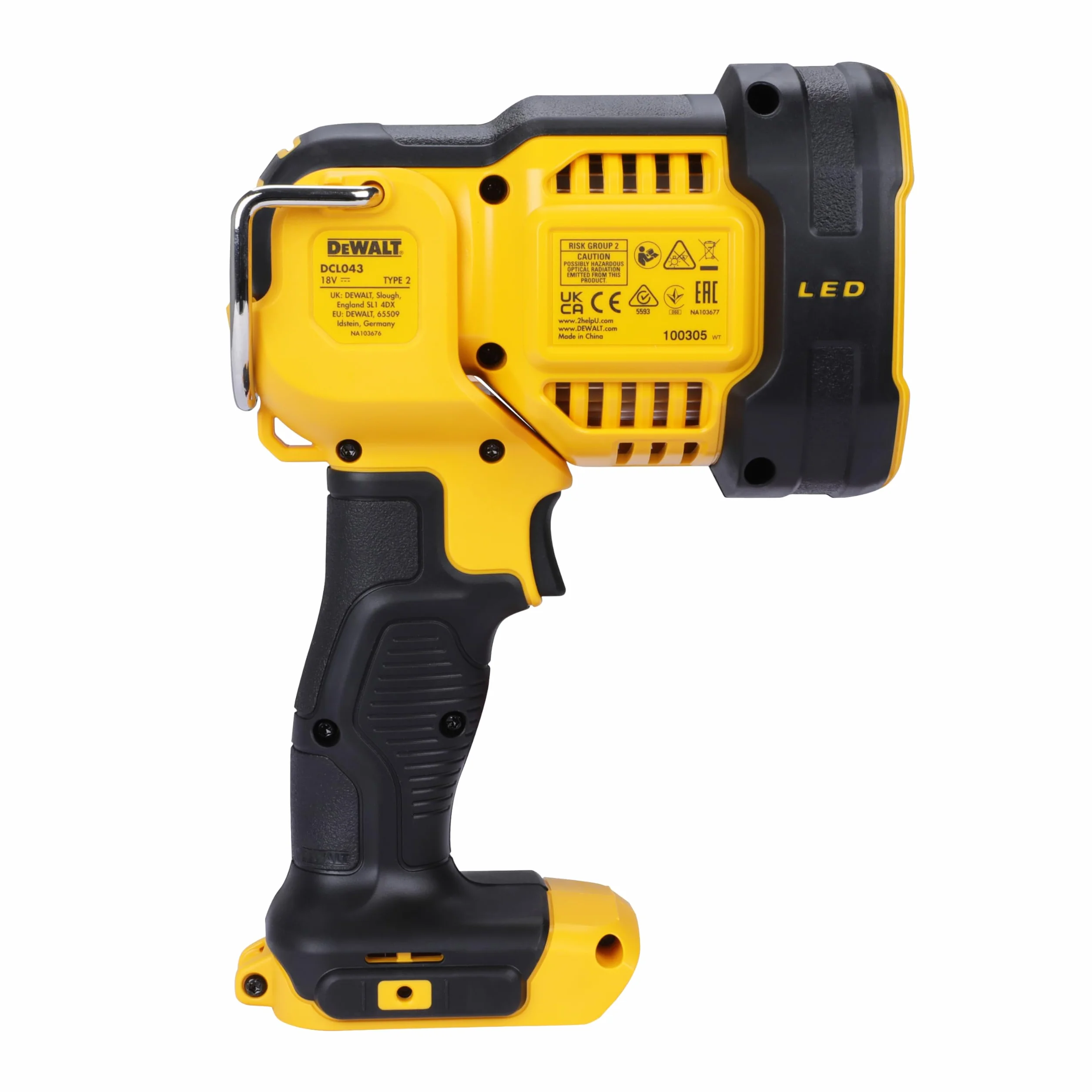 DEWALT Skuteczny Latarka luz led faro xr 18v 1.000 lúmenes bez ładowarka/akumulator dla profesjonalistów i majsterkowiczów do pracy profesjonalnej 18v