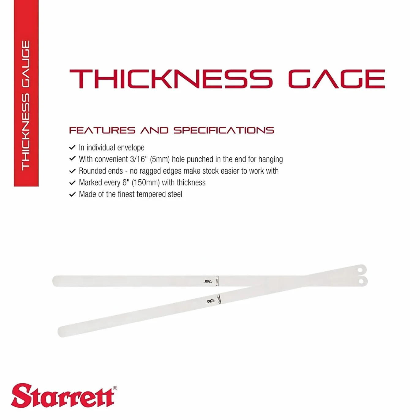 Starrett ls667 – 29 łożysko szczelinowe .029 (układ domowy) Starrett 667 – 29